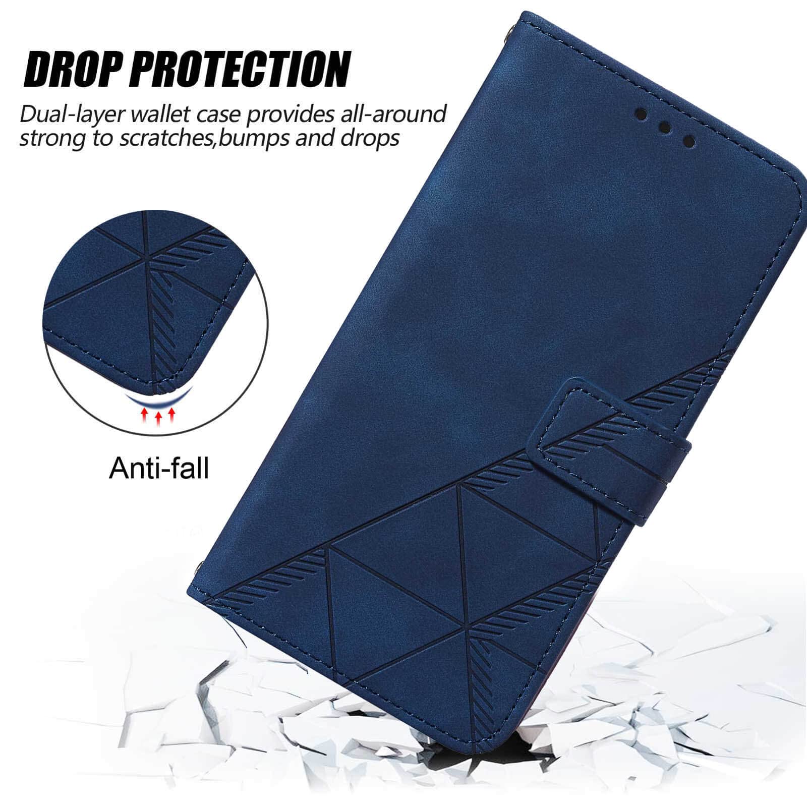 Dextrad Compatible for iPhone XR Wallet Case,[Kickstand][Wrist Strap][Card Holde