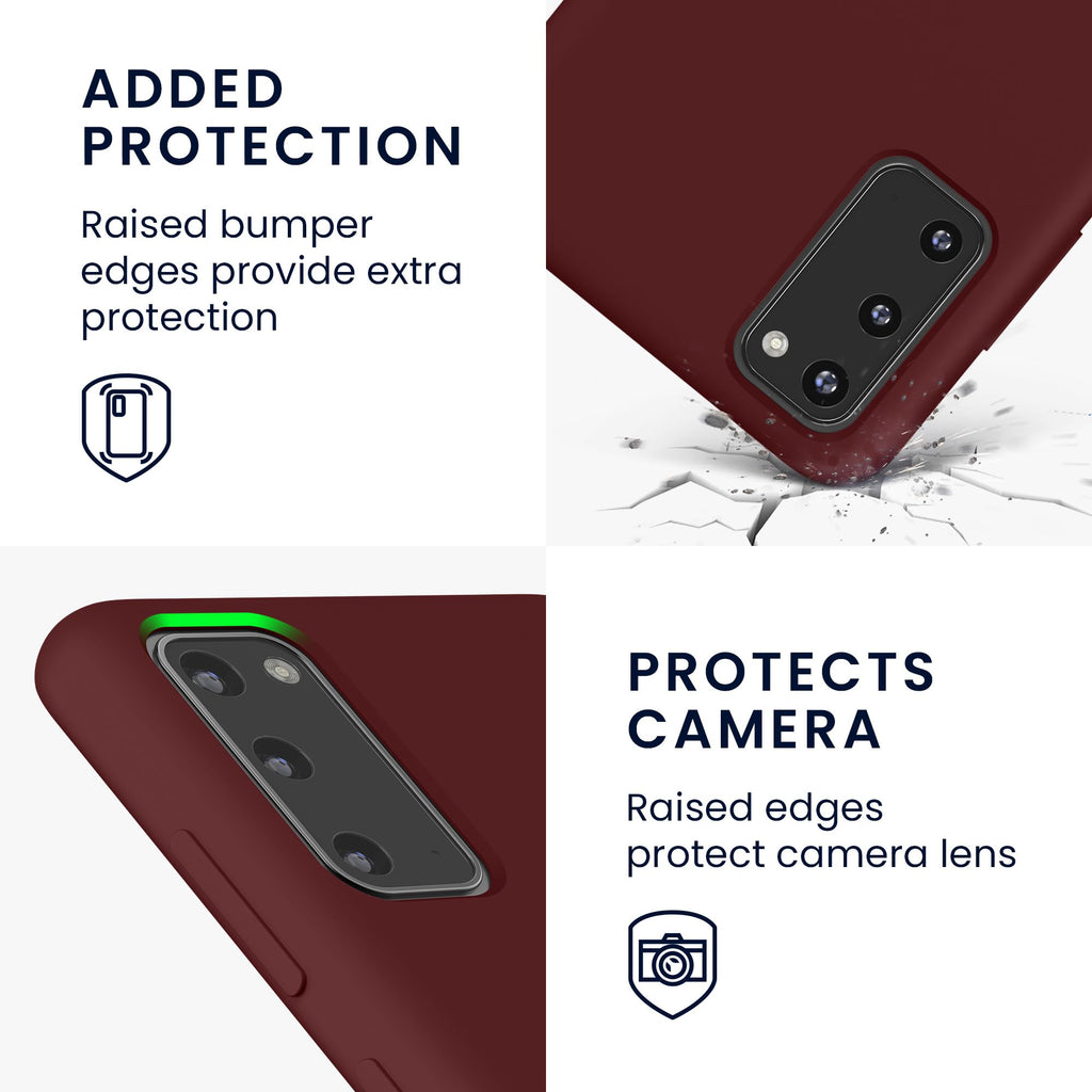 Samsung Galaxy S26 Case - Tpu Silicone Phone Cover With Soft Finish - Bordeaux V