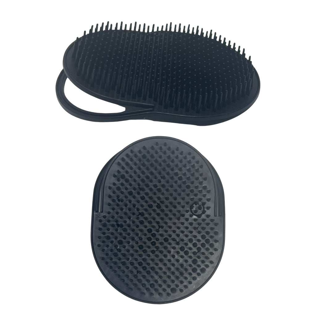 Pocket Shampoo Brush for Men & Women – Scalp Massager with Round Bristles,