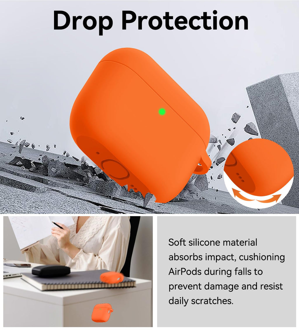 Airpods Pro 3 Case 2025 - For Airpod Pro 3Th Generation Soft Silicone Cover With