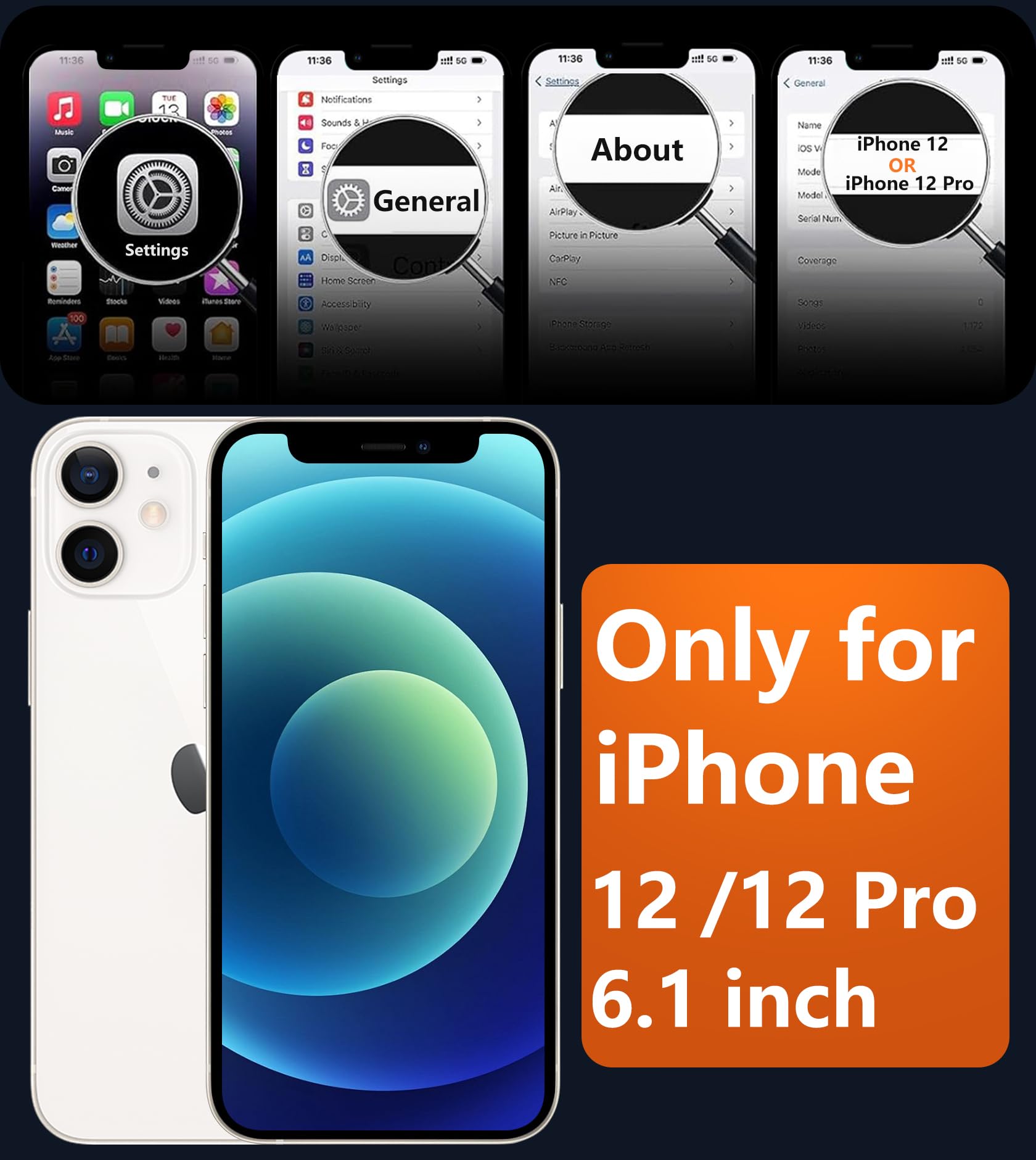 Iphone 12 Phone Case: For Iphone 12 Pro Magnetic Matte Textured Military Grade D
