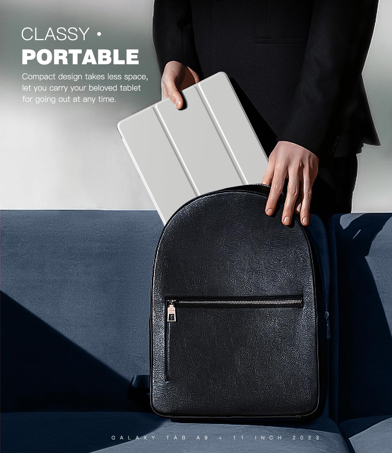 Case for Samsung Galaxy Tab A11+ Plus/A9+ Plus 11 Inch (2026/2023), Slim Lightwe