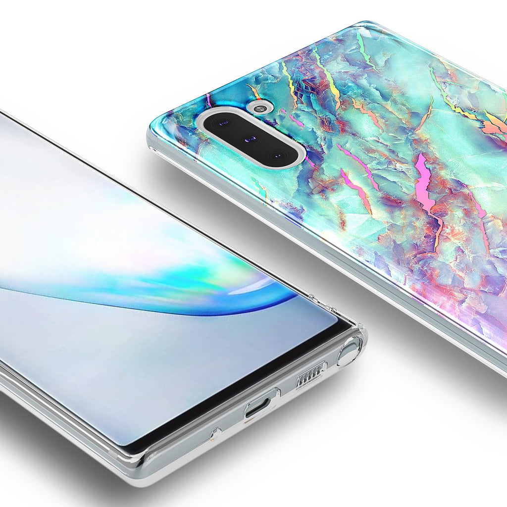 Designed for Samsung Galaxy Note-10 Case, Marble Nova | with Screen Protector (M