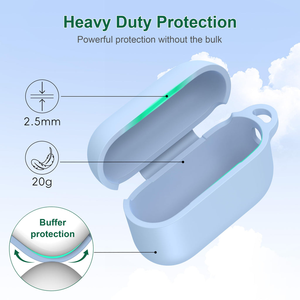 Airpods Pro 3 Case (2025), Soft Silicone Protective Case Cover Apple Airpods Pro