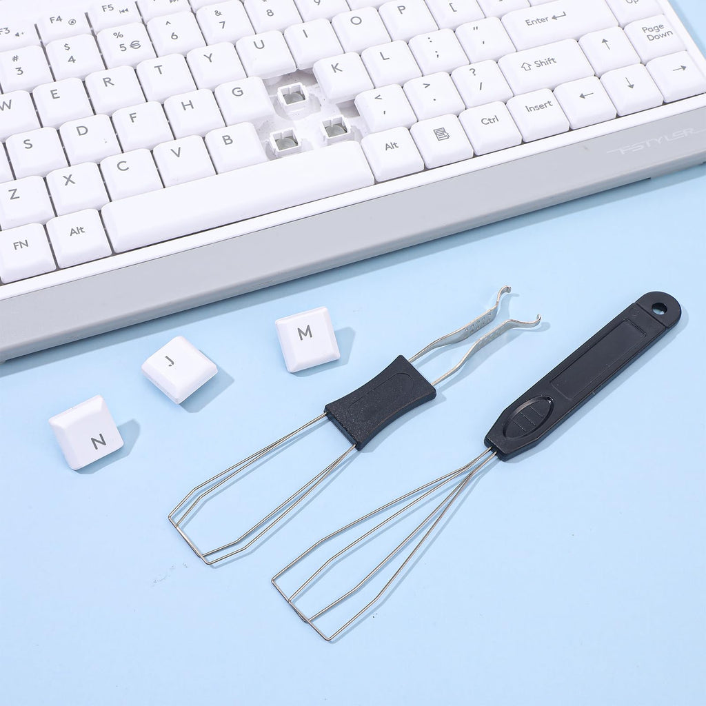 Remover Tool Set Includes 2 PCS Stainless Steel Keycap Puller with 2