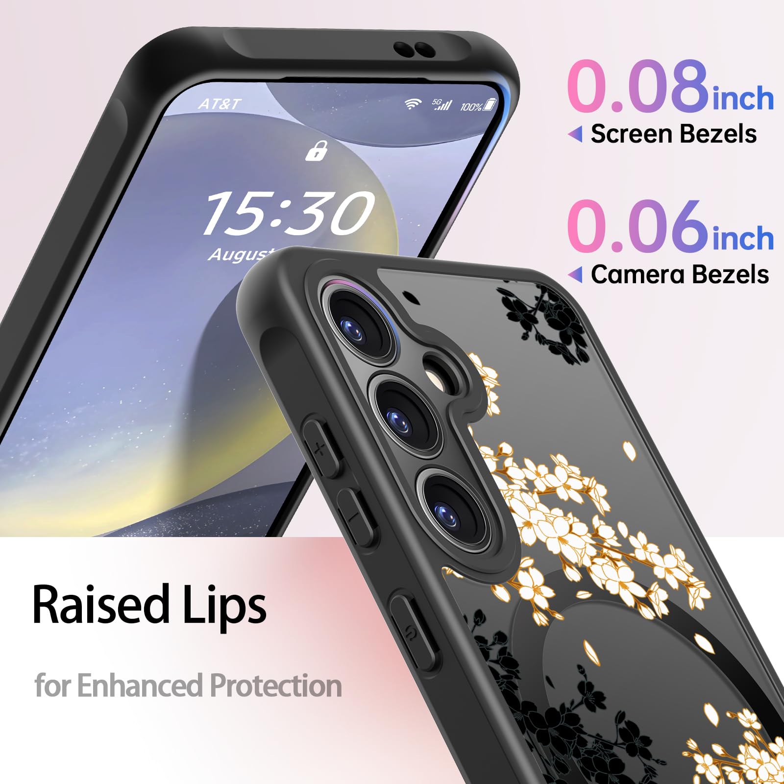 for Samsung Galaxy S25 Case Wireless Charging & Military-Grade Protection - Tren