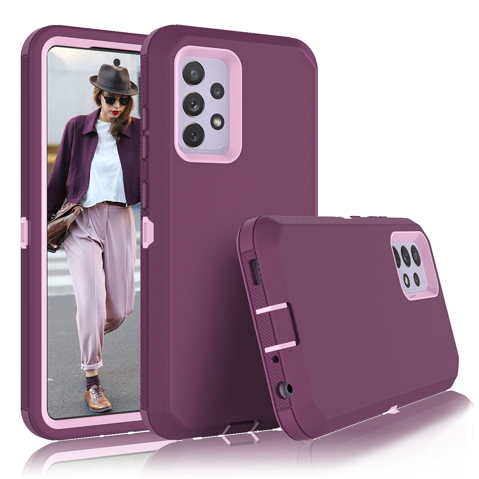 Galaxy A52 Case - Rugged Heavy-Duty Shockproof Protection for Ultimate Drop Defe