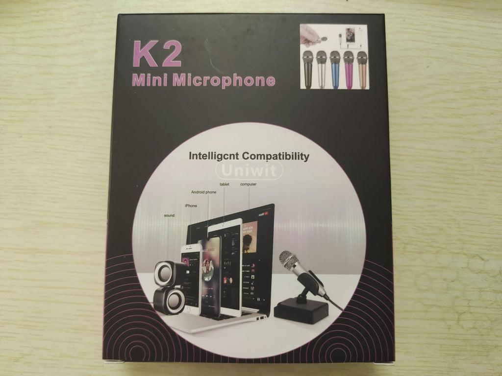 Portable Vocal/Instrument Microphone for Voice Video Recording Singing,Vlog