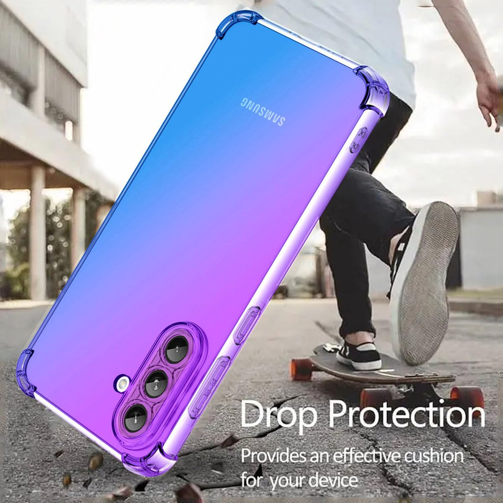 S26 Case: Women Girls Reinforced Corners Tpu Shock-Absorption Flexible Gradient