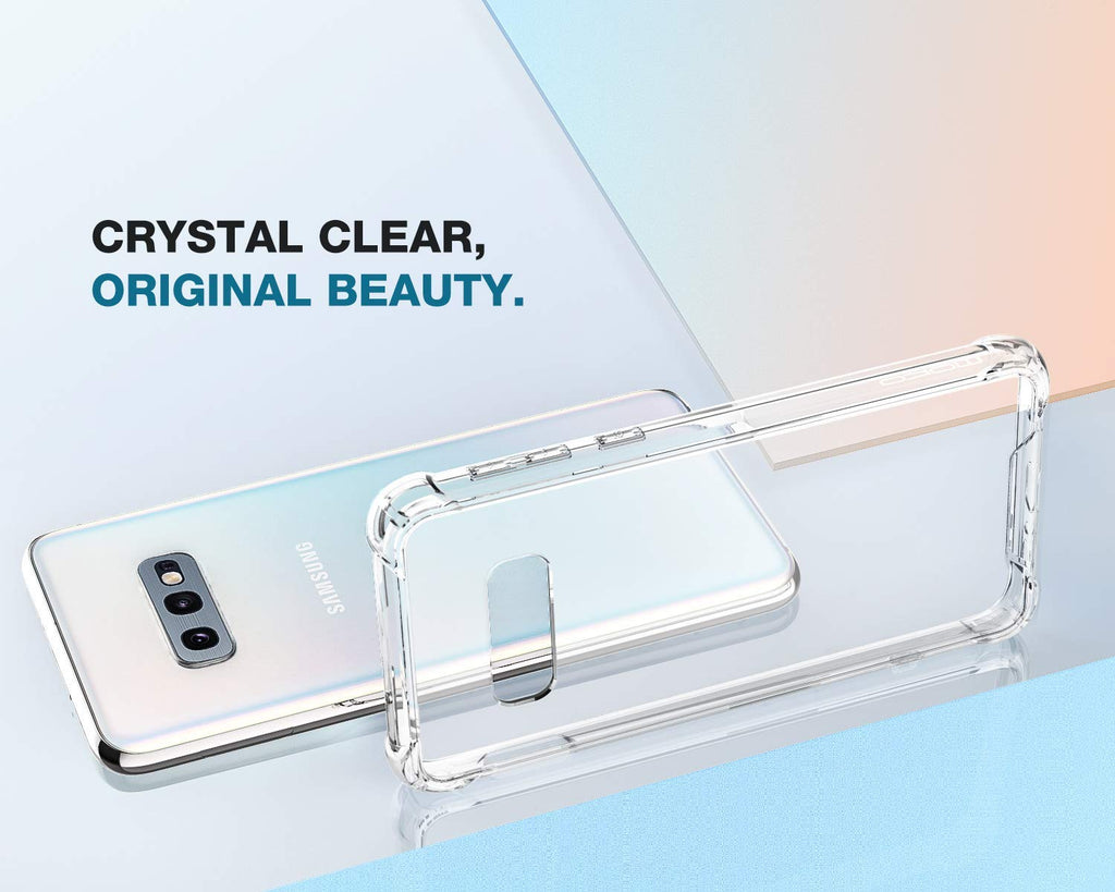 Clear Case for Galaxy S10E - Shockproof Bumper with Air Cushion Protection