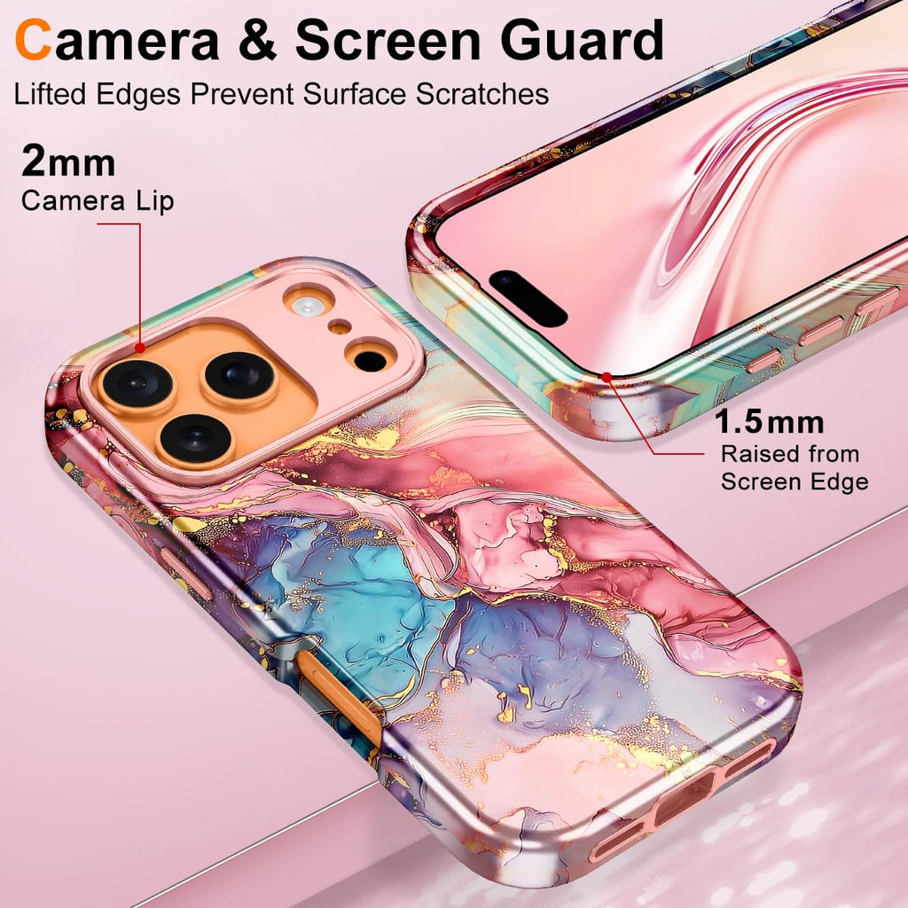 Iphone 17 Pro Case [ Magsafe] [Military-Grade Drop Protection] Slim Anti-Scratch