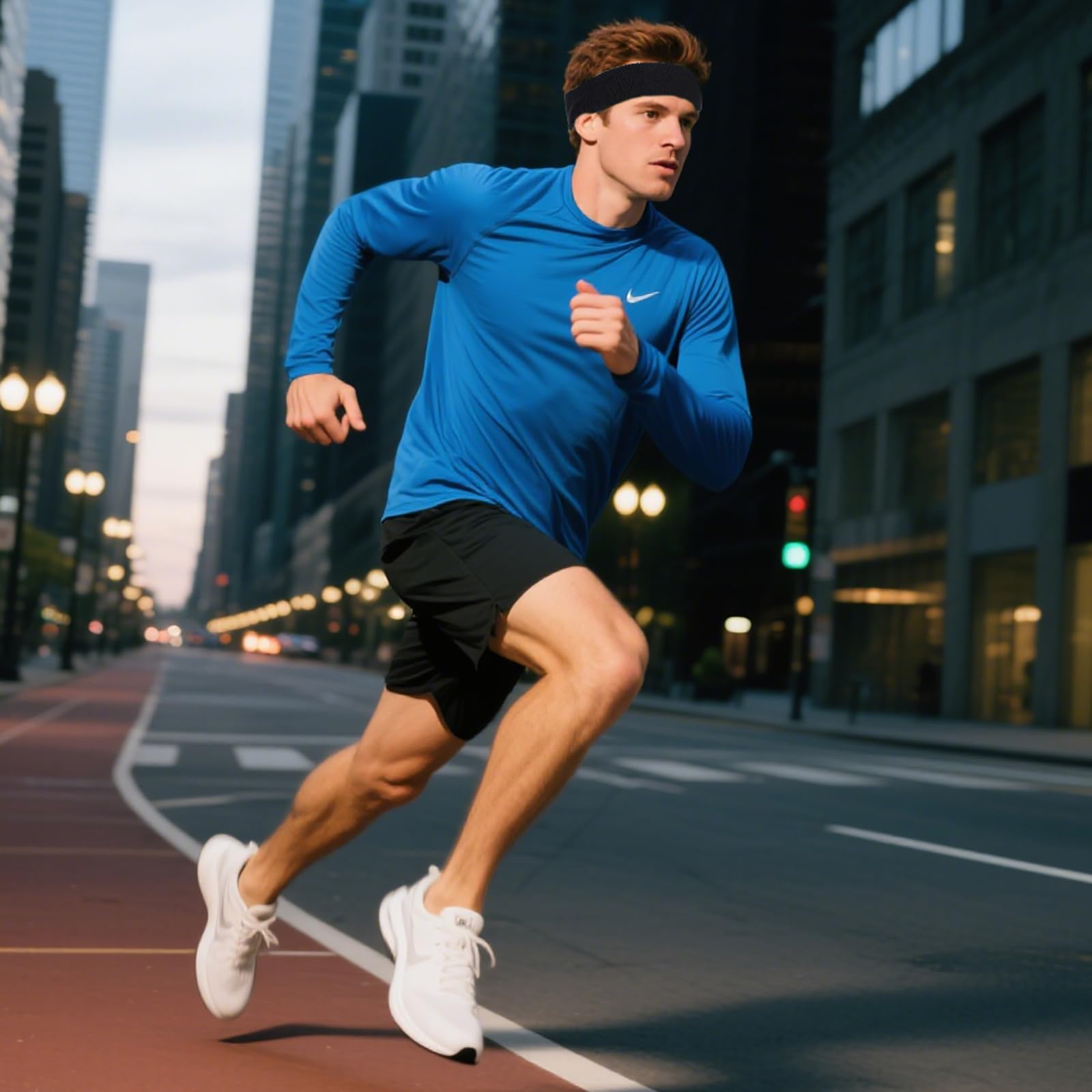 Sports Headband for Men and Women Terry Cloth Moisture Wicking Sports Sweatband