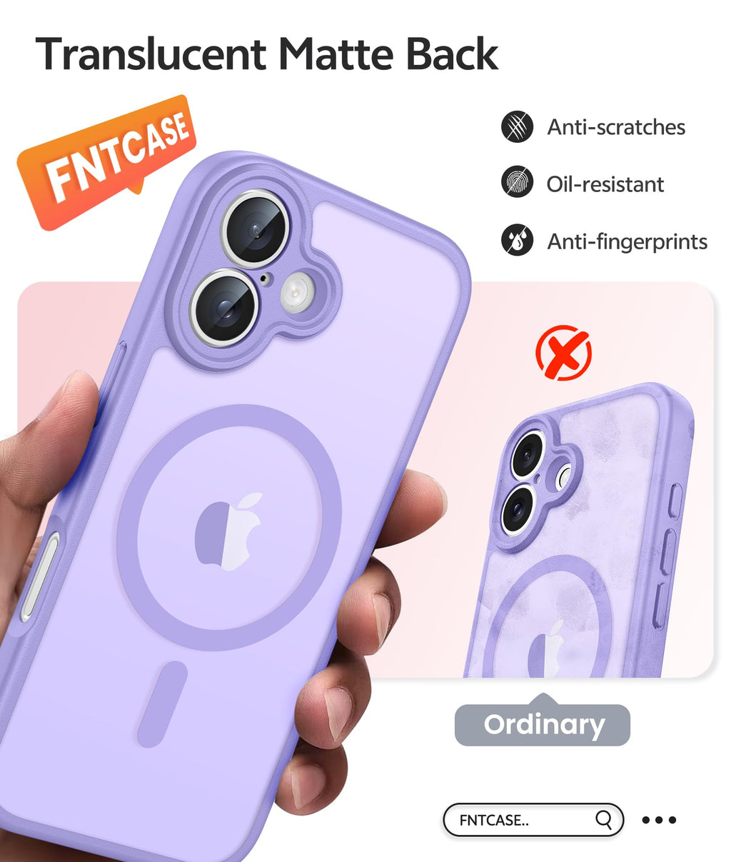 Iphone 17 Case: [ Magsafe] Translucent Matte Cases With [Full Camera Protection]