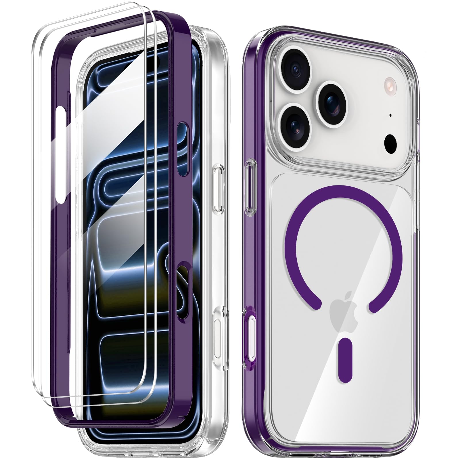 Iphone 17 Pro Max Case With Screen Protectors, Magsafe, Military Grade Drop Prot