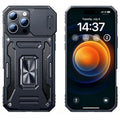 Phone Case Compatible for iPhone 16 Pro Max with Camera Cover Military Gra