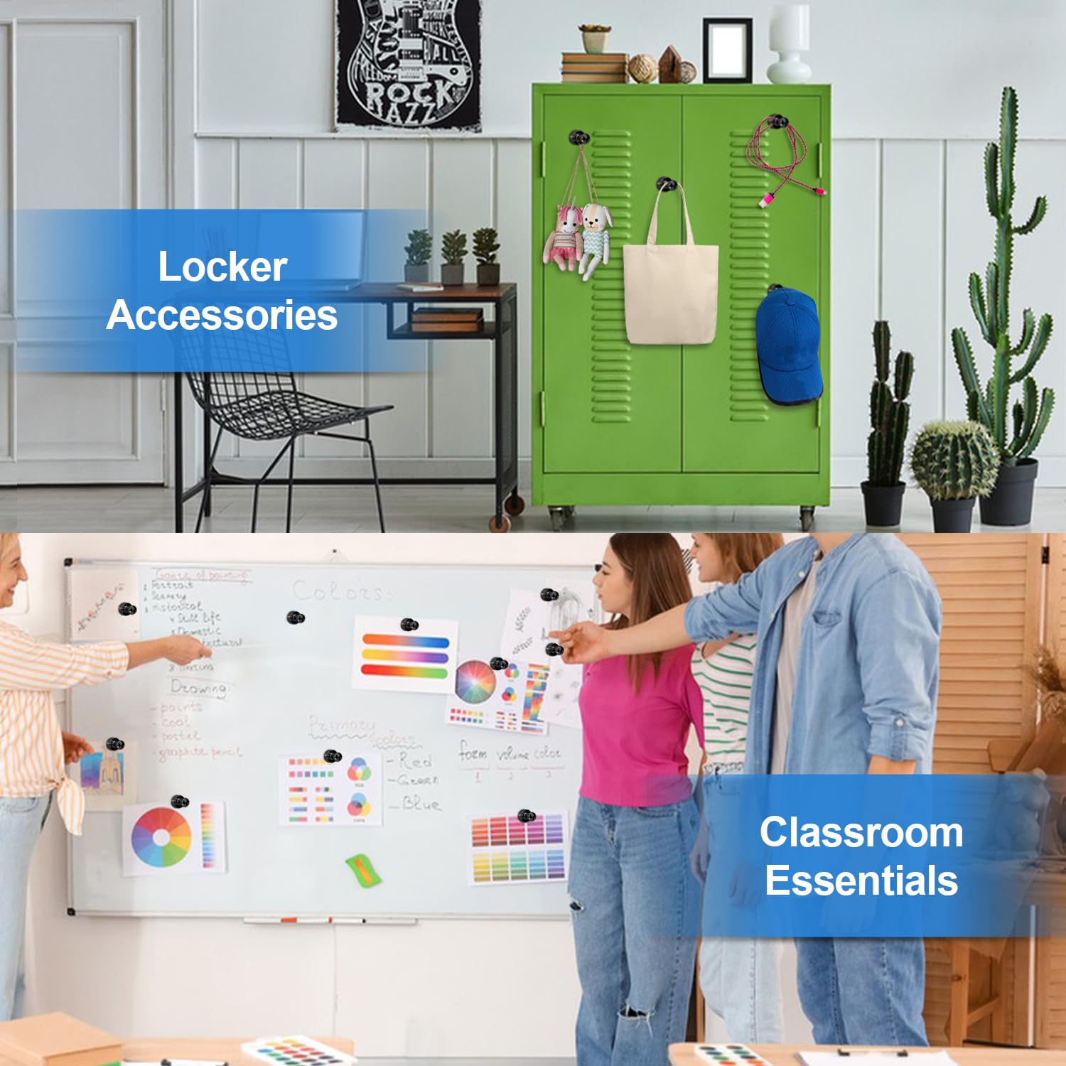 12Pcs Refrigerator Whiteboard Small Strong Magnet Classroom Kitch