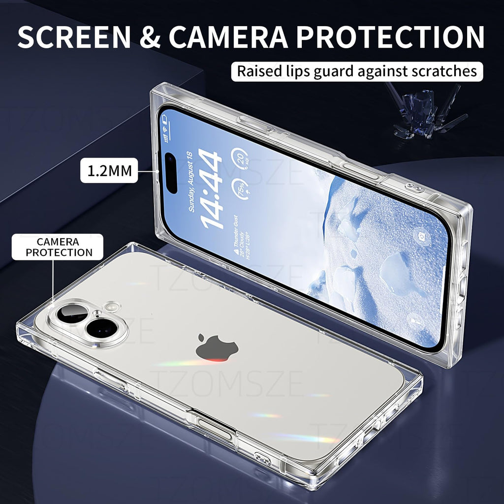 Case Compatible with iPhone 17 Clear Case,Camera Protection,Reinforced Corners T