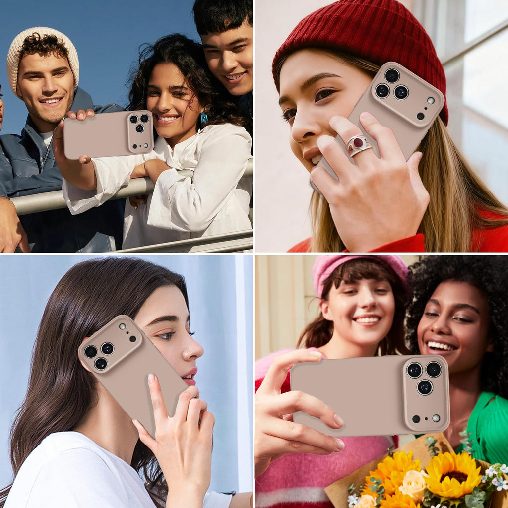 Iphone 17 Pro Phone Case Liquid Silicone, Thin Ultra Slim Minimalist Phone Cover