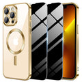 Case For Iphone 13 Pro Max With 2 Privacy Screen Protector [ Magsafe],Non-Yellow