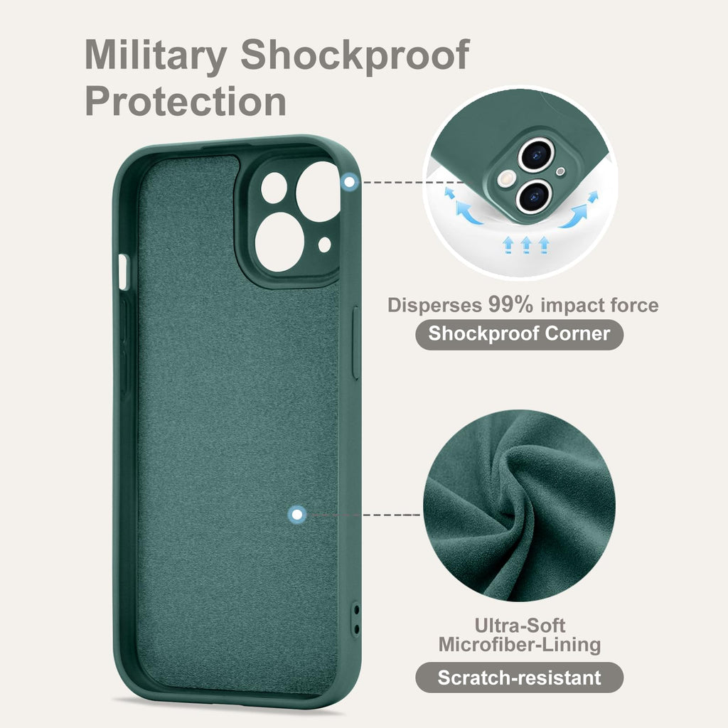 Magnetic MagSafe Case - Liquid Silicone, Soft Touch, Shockproof Protection