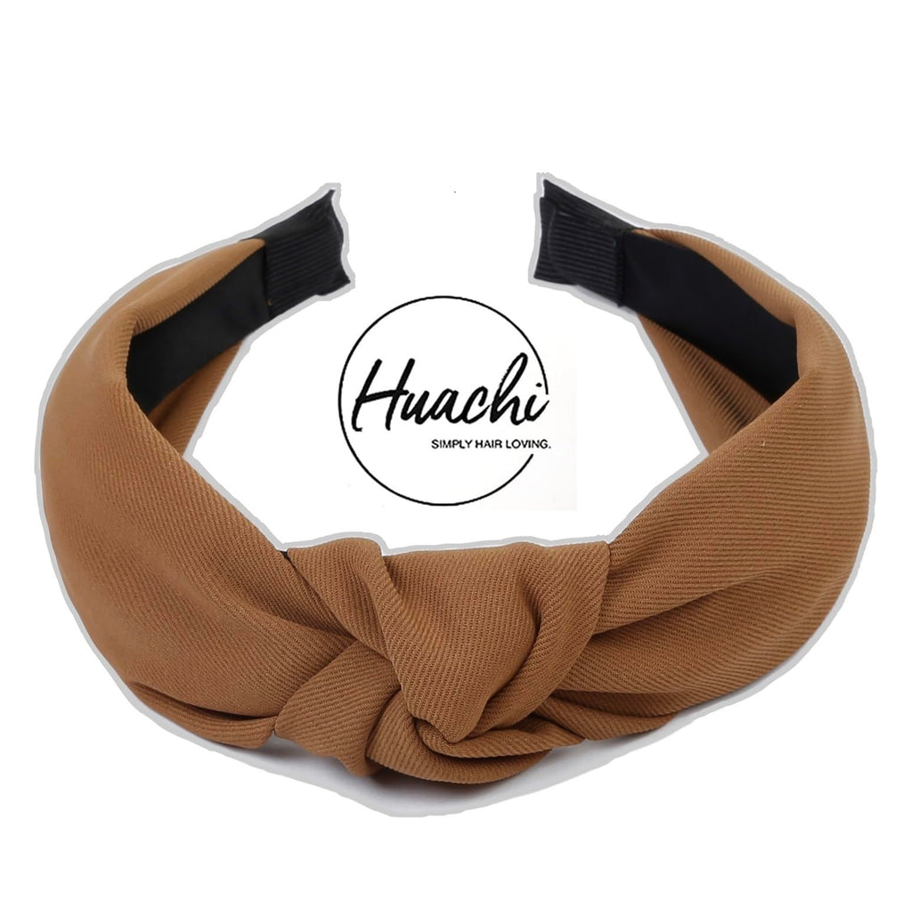 Fashion Hairbands and Hair Hoops: Non-Slip Top Knot Headbands with Leopard Print