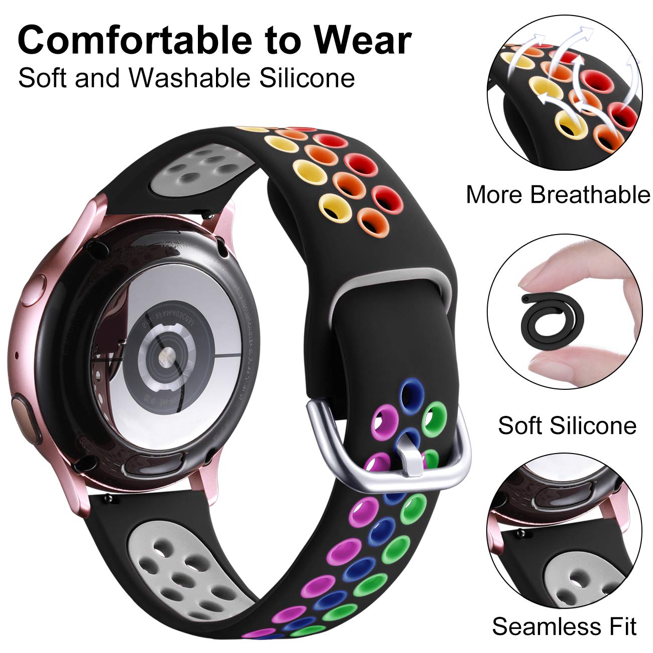 for Galaxy Watch 7 Band Compatible with Samsung Galaxy Watch 6 Band/Galaxy Watch