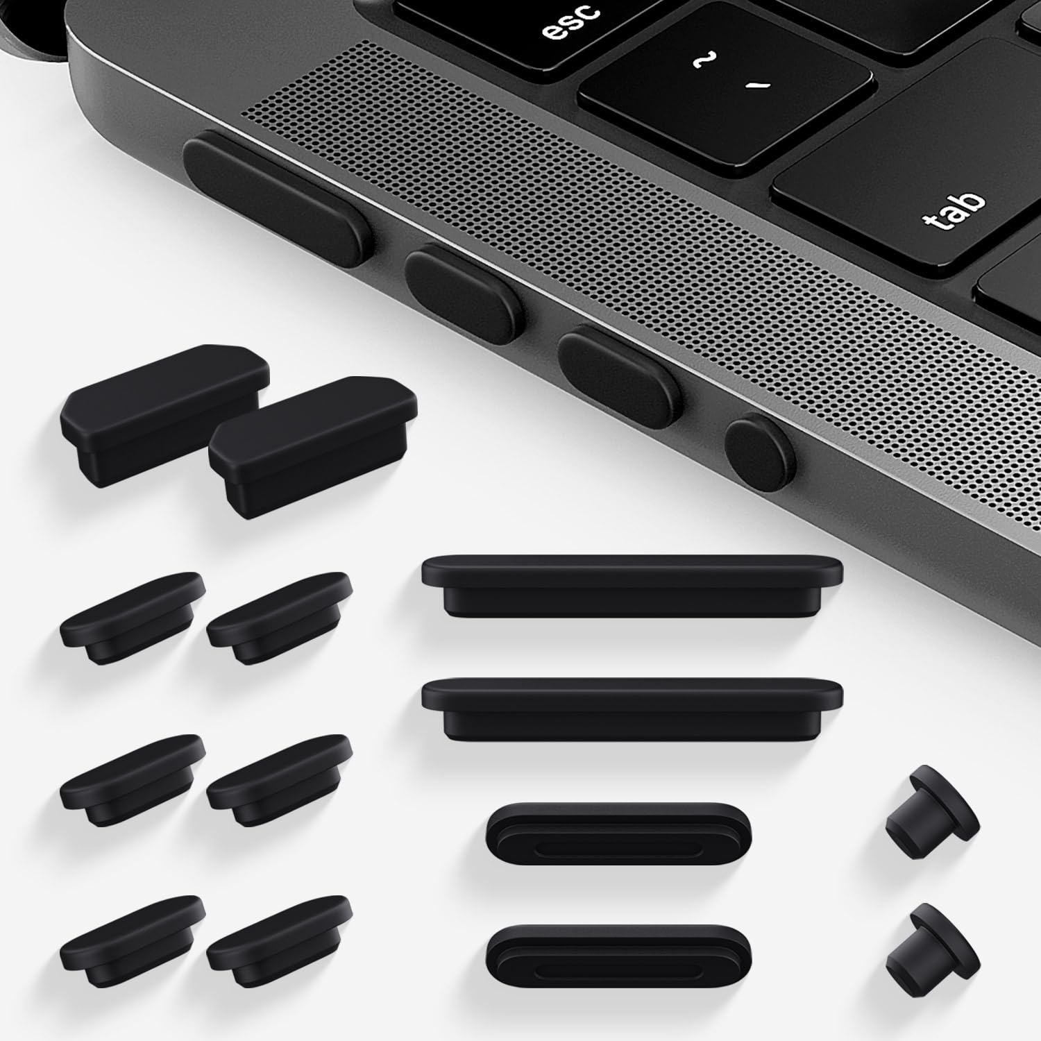 Dust Plug Cover Accessories for 2026-2021 MacBook Pro 14" 16" M5 M4 M3