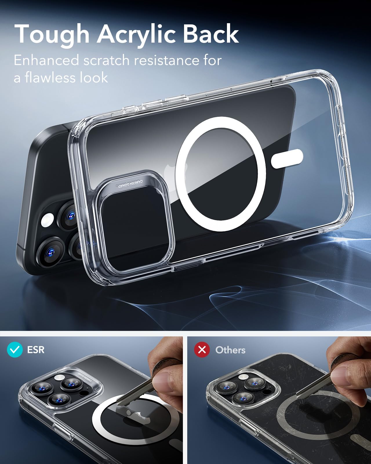 Iphone 16 Pro Case, Magsafe, Shockproof Military-Grade Protection, Magnetic Phon