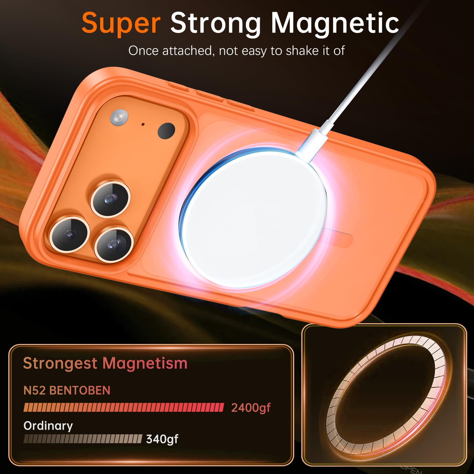 For Iphone 17 Pro Max Case 2025,[ Magsafe][Military-Grade Protection][Anti-Yello