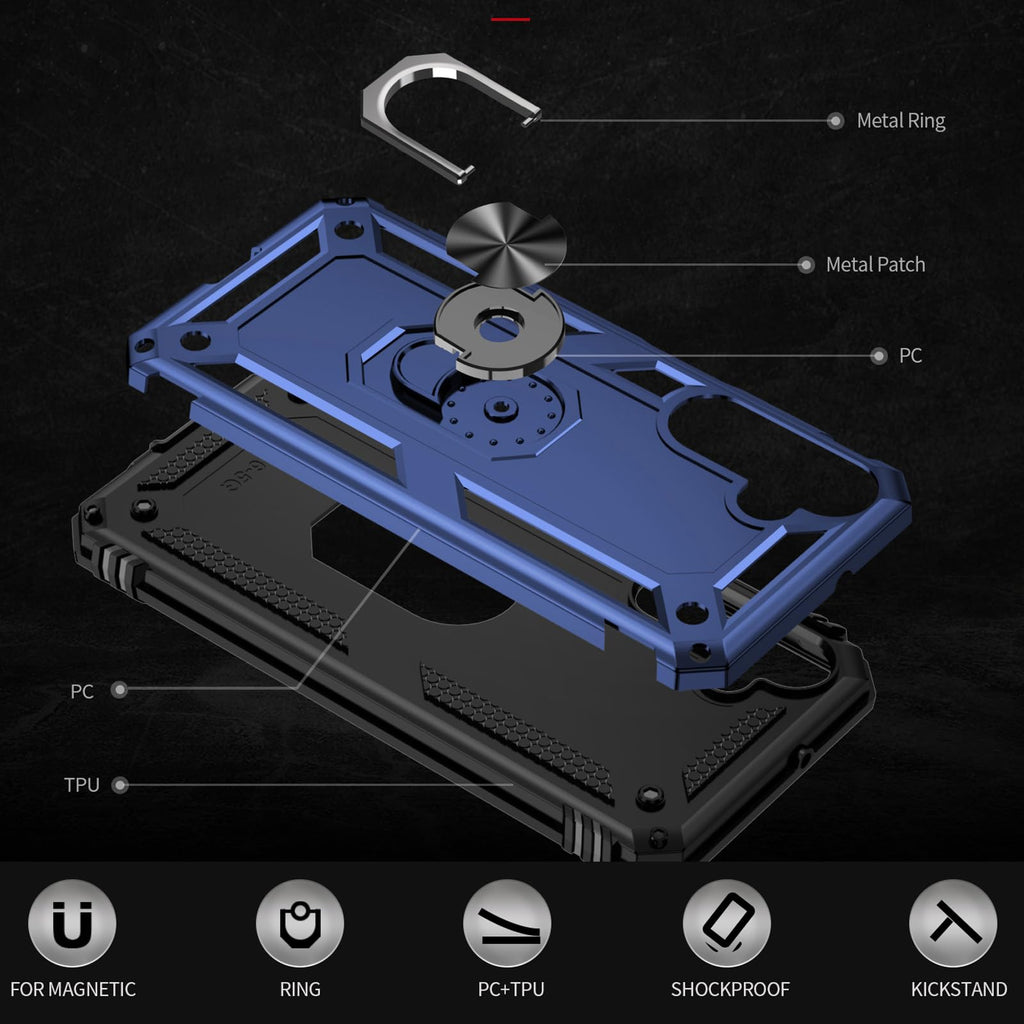 Galaxy A16 5G Case: with Screen Protector - Military Grade Protective Ca
