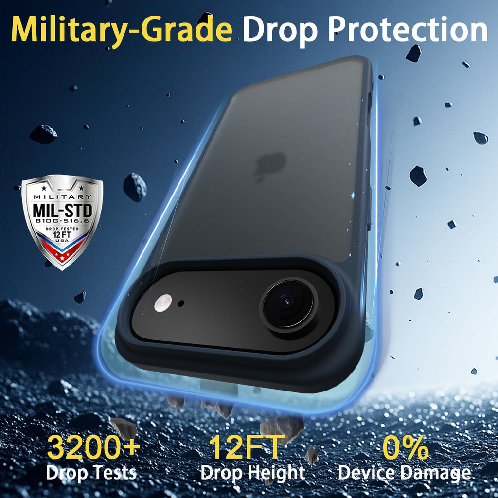 Case for iPhone Air Case,Shockproof Protective Hard Back Slim Phone Case,F