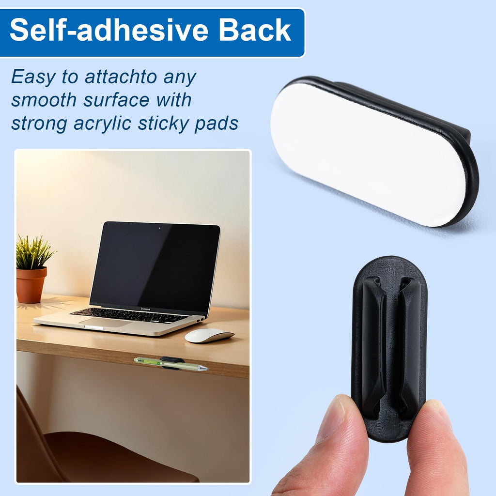 Pencil Holders for Desk,Silicone Flexible Pen Holder for Wall, Off