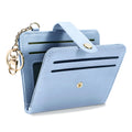 Small Wallets Woman RFID Blocking Leather Credit Card Holder - with ID Window -