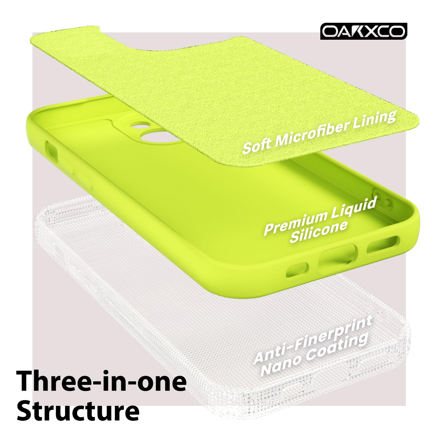 Iphone 15 Phone Case Liquid Silicone, Cute Thin Slim Soft Rubber Gel For Women M