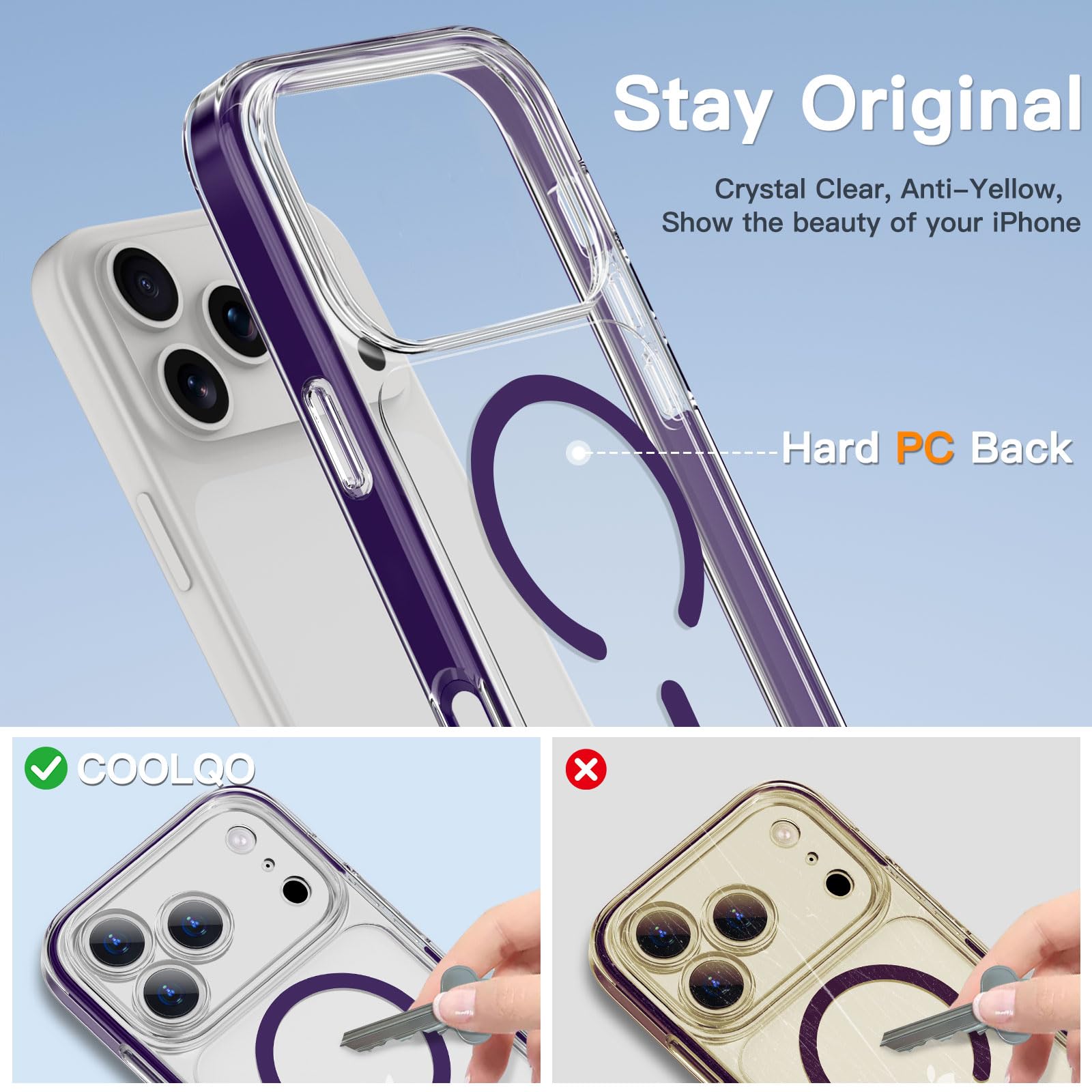 Iphone 17 Pro Max Case With Screen Protectors, Magsafe, Military Grade Drop Prot
