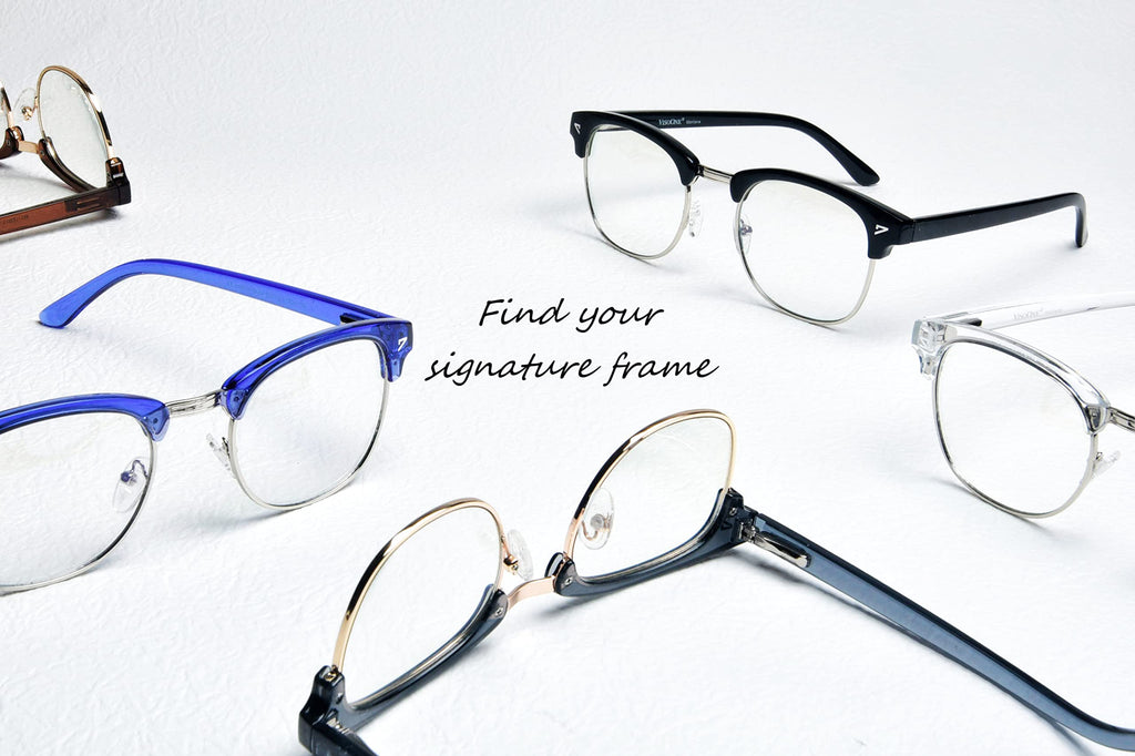 Hinge Blue Light Blocking Glasses Square with Anti Computer Glare for Gam