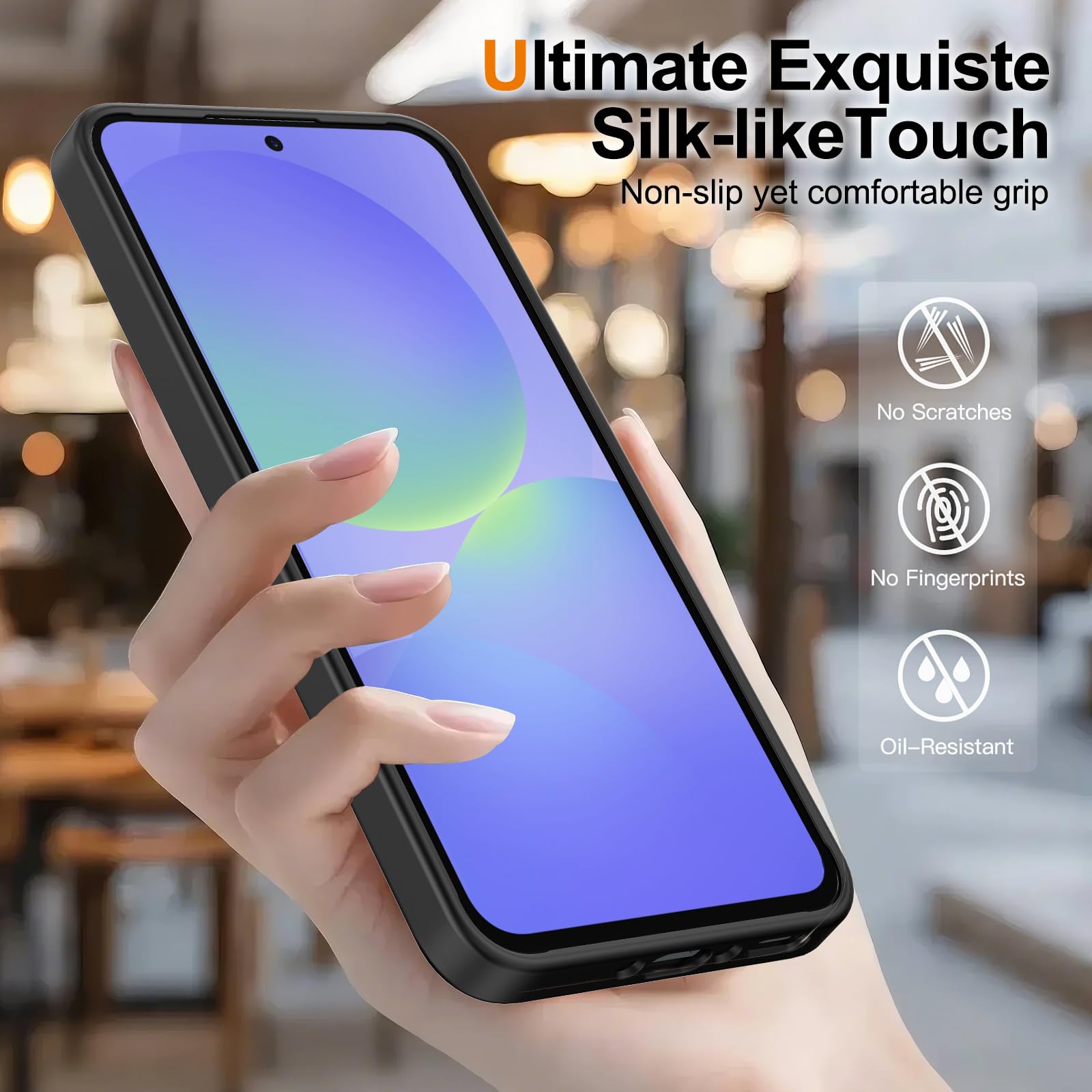 for Samsung Galaxy A36 5G Phone Case Magnetic Shockproof, [Fit for MagSafe] [Gla