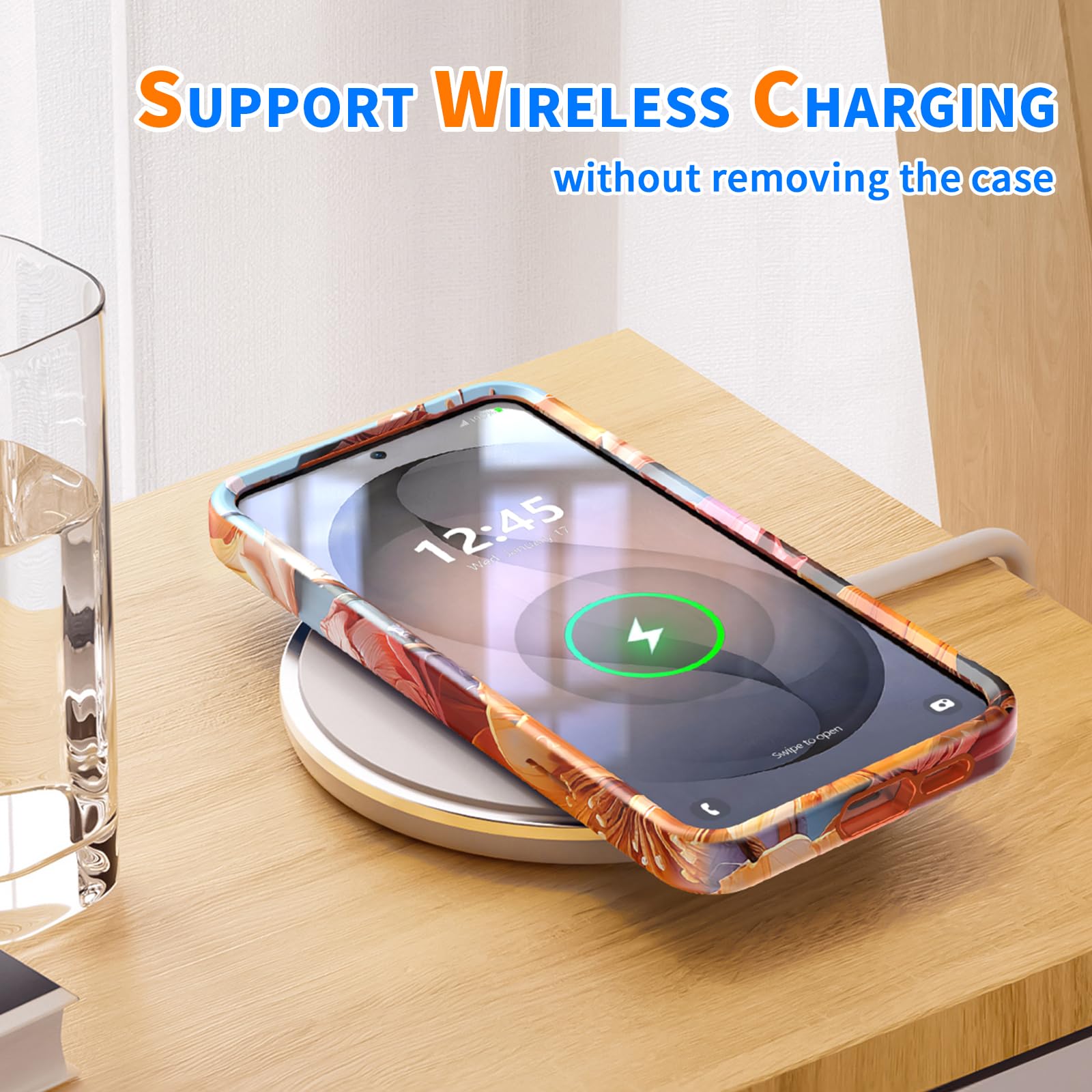 for Samsung Galaxy S26 Case,Shockproof Dropproof Protective Phone Wireless Bumpe