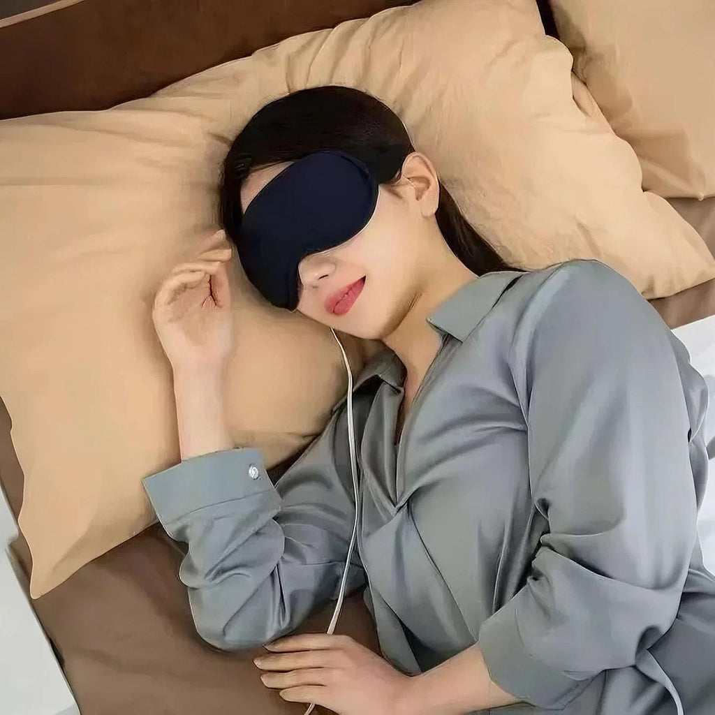 Sleep Mask for Women & Men, 100% Blackout Silky Eye Cover, Zero Eye Pressur