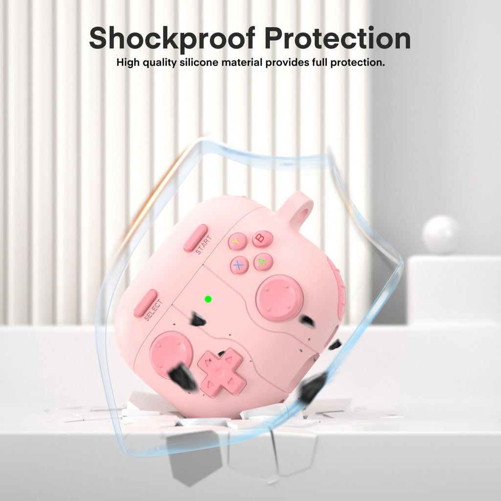 Airpods 4 Generation Case Cover, Game Player Design Airpods 4 Case With Cleaner