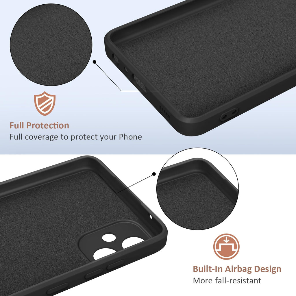 Samsung Galaxy A05 4G Case With Screen Protector[2Pcs], Soft Silicone Full Camer