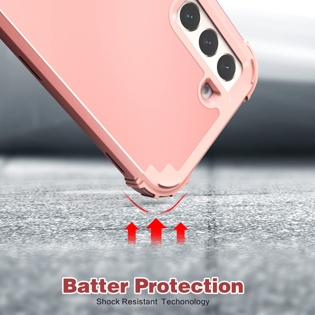 S23 Heavy-Duty Case with 3-in-1 Shockproof Protection & Screen Protector