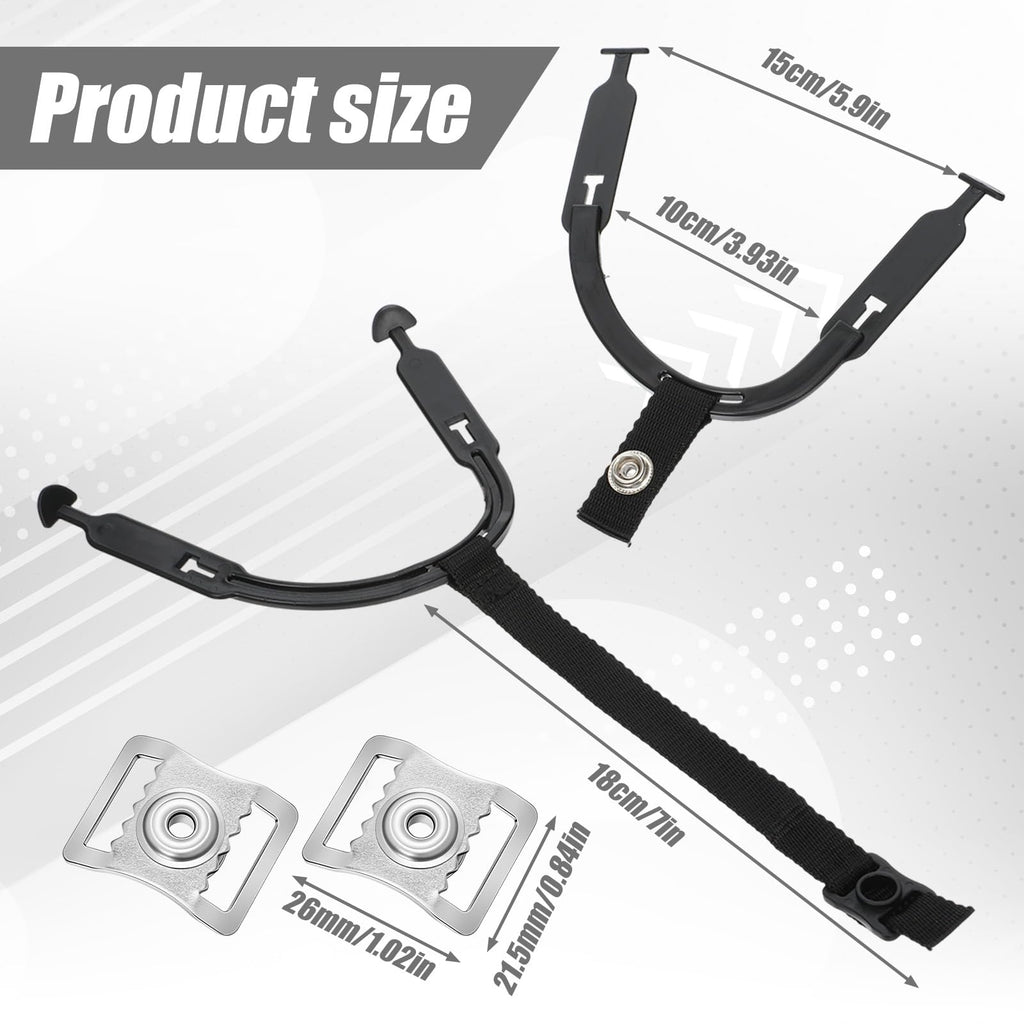 Helmet Chin Strap, Hockey Helmet Repair Kit Replacement with Single Strengthened