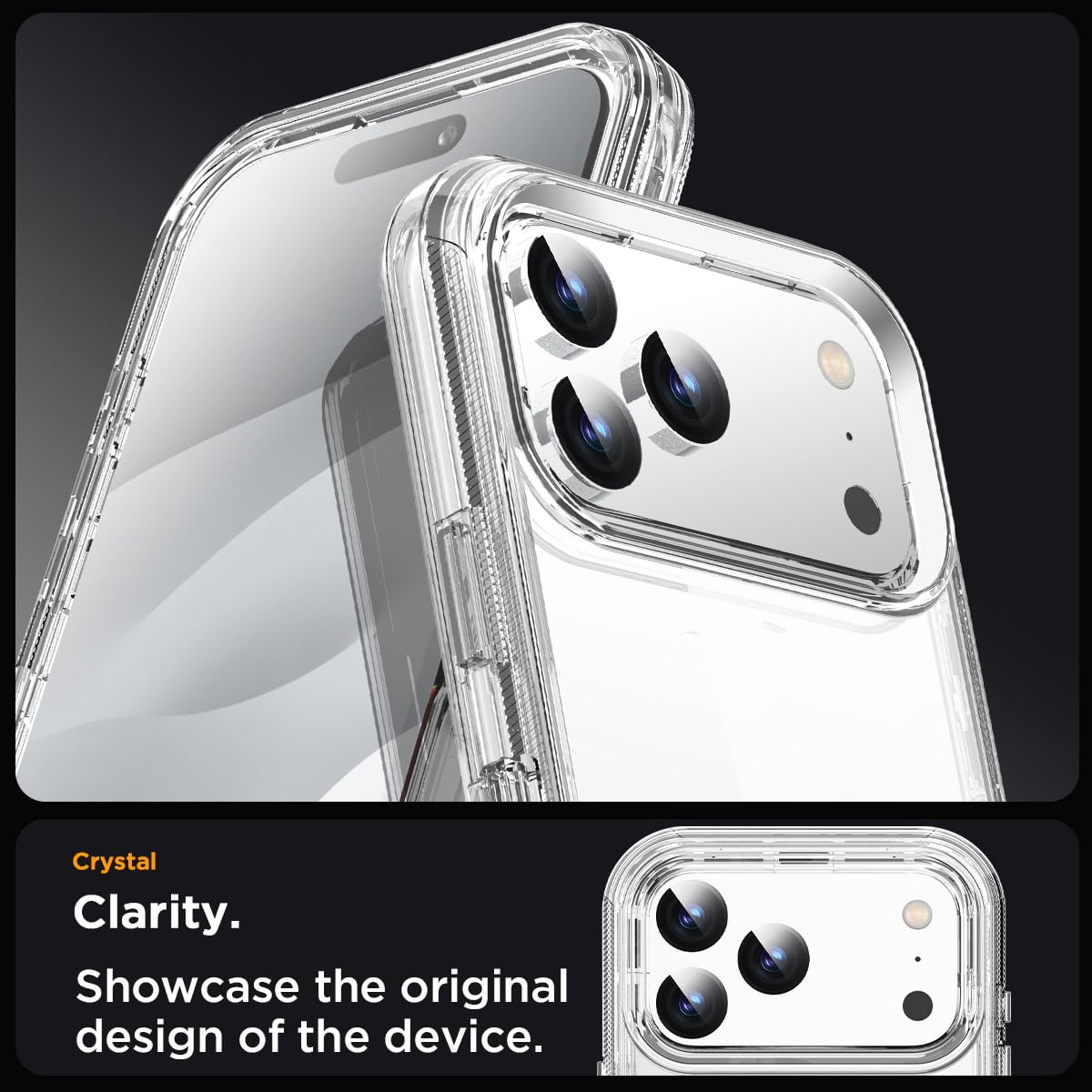 Iphone 17 Pro Max Case Clear 3 In 1 Heavy Duty Drop Protection Full Body Rugged