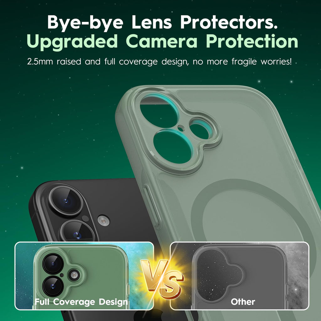 for iPhone 17 Case, Compatible with MagSafe, Shockproof Cover for iPhon
