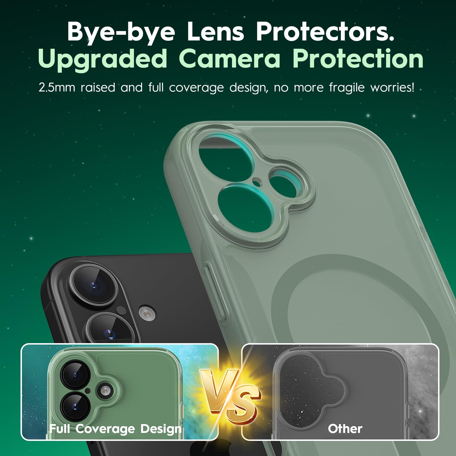 for iPhone 17 Case, Compatible with MagSafe, Shockproof Cover for iPhon