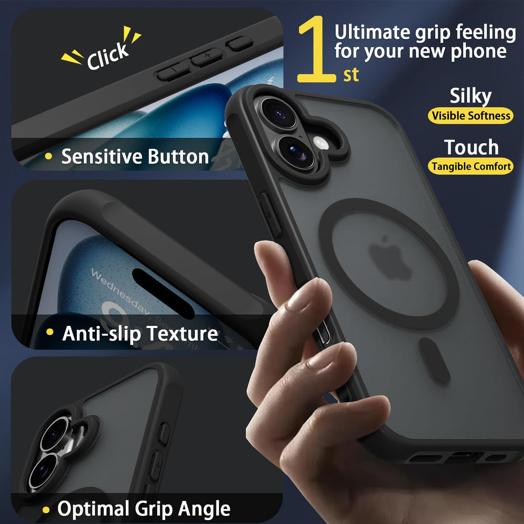 17 Magnetic Case with Screen Protector — MagSafe Compatible, Mil-Grade Drop Prot