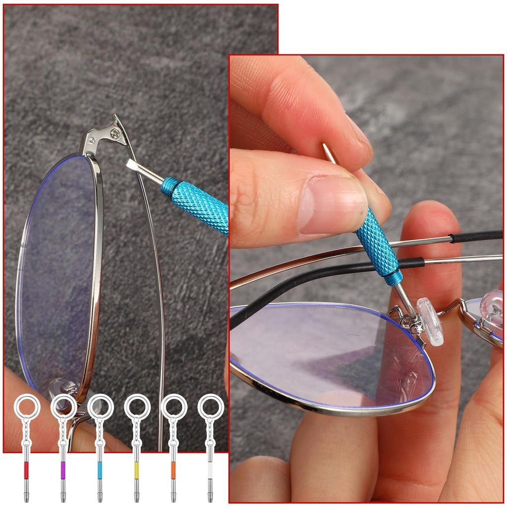 Pcs Mini Eyeglass Screwdriver, 4-in-1 Watches Precision Screwdriver Kit, 6 Col