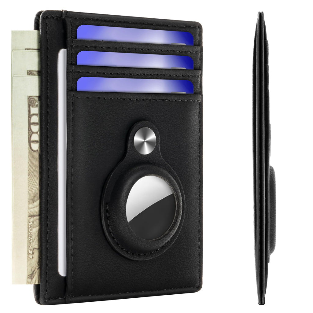Front Pocket Air Tag Wallet, RFID Blocking Card Holder Wallet wi