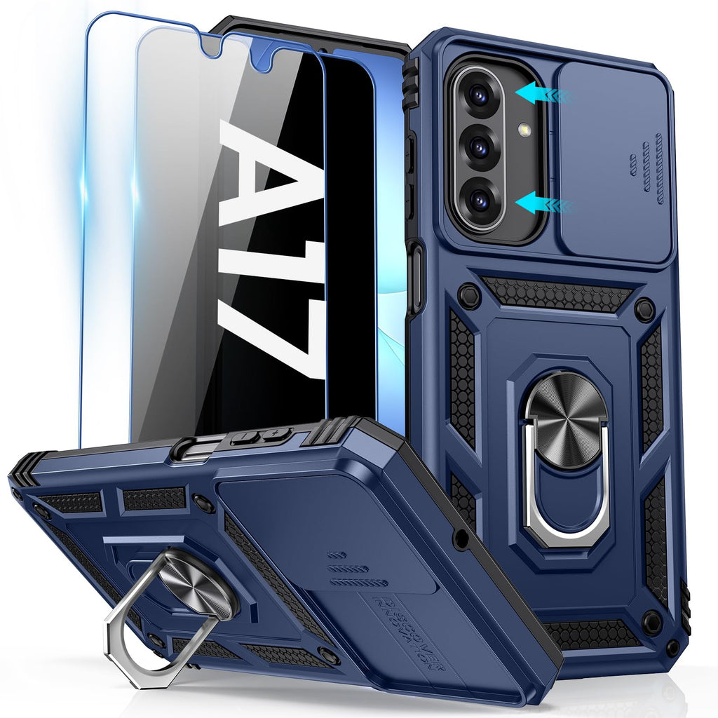 Galaxy A17 5G Phone Case With [Privacy + Hd Tempered Glass Screen Protector] & C